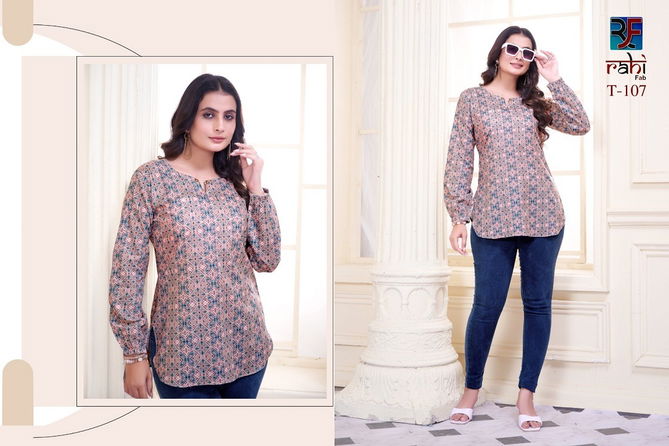 Tunic Vol 1 By Rahi Fab Cambric Cotton Printed Tunic Ladies Top Wholesale Online